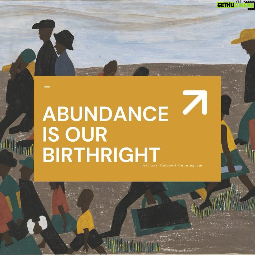 Brittany Packnett Instagram - and for my Black Black Black on Black Blackity Black & Beautiful famillillilIyyyyyyyy... I love y’all. Go get everything you deserve. Tell ‘em our ancestors signed for it. Happy #BlackHistoryMonth, sibs🙏🏾 Ain’t nobody badder than us! work: Jacob Lawrence, The Migration Series. No. 40: The migrants arrived in great numbers. 1940.