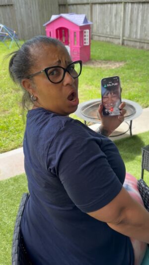 Brittney Bee Starr Williams Instagram - I’m that annoying daughter 😂😂😂😂😂 @mspleshette1010