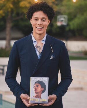 Brittney Griner Instagram - First copy of COMING HOME hot off the press 🔥 Who put their pre-order in to grab the next copies? If you haven’t, go to the link in bio.