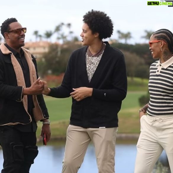 Brittney Griner Instagram - Honored to attend the 55th @naacpimageawards Golf Invitational. I met some legends in the game and played a dope course. Thank you @naacp for the amazing time! I’m ready to gear up for next year. Y’all think my team was under or over? 👁️👁️