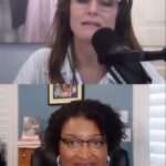 Brooke Shields Instagram - What an unbelievable honor it is to have @staceyabrams on #NowWhat! We talk everything from breakups to spy novels to ruffling feathers. Listen to our conversation now in the latest episode of Now What? With Brooke Shields on the @iheartradio app or anywhere you listen to podcasts: link in bio! 🧡