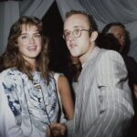 Brooke Shields Instagram - I’m thankful for so much in my life and WAY up at the top of the list is my time spent with Keith Haring. He would’ve been 65 today. Happy Birthday, my dear genius friend 💜 @keithharingfoundation