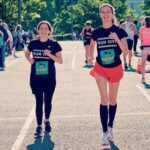 Brooklyn Decker Instagram - First half marathon of my 36th year! 1. Medals were earned 2. Happy tears were shed 3. Tandem bikes were present 4. Shots were handed out at mile 10 4. Shots were taken at mile 10 5. Finish lines were crossed 6. Finish lines were crossed much earlier than ours 7. We had the best damn cheering section in town that made all the difference in the world. We were counting down the miles to see our crew. It brought tears to my eyes. Love you goobers. 🥹 Finish line pics by @paulslittle and boy was I glad to see his face at the end!