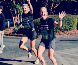 Brooklyn Decker Instagram - First half marathon of my 36th year! 

1. Medals were earned
2. Happy tears were shed
3. Tandem bikes were present
4. Shots were handed out at mile 10
4. Shots were taken at mile 10
5. Finish lines were crossed 
6. Finish lines were crossed much earlier than ours 
7. We had the best damn cheering section in town that made all the difference in the world. We were counting down the miles to see our crew. It brought tears to my eyes. Love you goobers. 🥹

Finish line pics by @paulslittle and boy was I glad to see his face at the end!