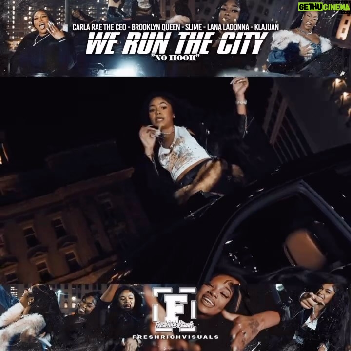 Brooklyn Queen Instagram - “WE RUN THE CITY” Feb.13th!! Drop yo favorite line 😝 Produced By @reuelstopplaying Engineer @drebutterz313 @blxnyblxny @stayawhle Mixed & Mastered @jupytersgalaxy Shoot By 📸 @1freshrich Directed By @carlarae_theceo