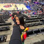 Brooklyn Queen Instagram - we don’t really need the tickets, yea dey treat me like Da owner 🏀😮‍💨 #bmb #lmg
