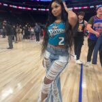 Brooklyn Queen Instagram - D GURL 🏀💙. #bmb #lmg