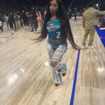 Brooklyn Queen Instagram - D GURL 🏀💙. #bmb #lmg