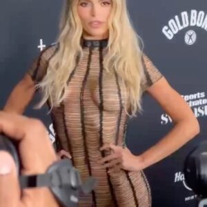 Brooks Nader Instagram - @si_swimsuit LAUNCH DAY 1 🤍 wearing my dream @tomford dress from the archives
