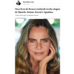 Bruna Lombardi Instagram - Amados, adorei a nota na coluna do Ancelmo Gois @oancelmogois do Jornal O Globo @jornaloglobo. Arrasta pro lado pra ler. O livro está oficializado e já iniciamos a pré-venda. Garanta o seu através do link que está na minha Bio e receba um brinde exclusivo. Super beijo 😘 #brunalombardi #redefelicidade