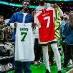 Bukayo Saka Instagram – 🏀☘️