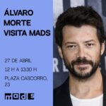 Álvaro Morte Instagram - Este sábado 27 de abril tenemos MADS con @alvaromorte, actor de @lacasadepapel ¡Os esperamos! Entrada gratuita hasta completar aforo (link en story)