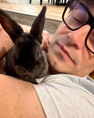 Élodie Gossuin Instagram - 3𝓮̀𝓶𝓮 𝓹𝓪𝓲𝓻𝓮 𝓭𝓮 𝓳𝓾𝓶𝓮𝓪𝓾𝔁 🥰🐰🐰

On a adopté des lapins de Pâques Pac & Man 😂❤️

Si vous leur donniez un prénom ? 😍

{ Joséphine & Léonard les ont baptisés Hoppi et Hippo }

🌻 Adoption à la ferme @jardinshautefontaine . Merci à vous et 🙌 pour l’agriculture que vous représentez si bien