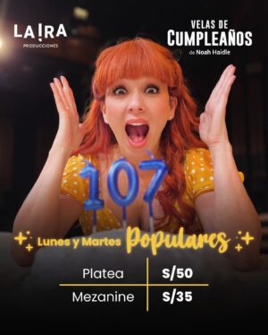 Érika Villalobos Instagram - Regresan los lunes populares a #velasdecumpleaños y con una sorpresa! Las funciones de los martes también serán populares! 😱🥳

👀Recuerda que solo serán 3 semanas de función y las entradas están volando! 

La extraordinaria vida de Ernestina Mirabilia te espera en el teatro! 🎭

💥Consigue tus entradas en el link de la descripción