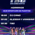Érika Villalobos Instagram - 🎉 ¡El gran día ha llegado! No te puedes perder el concierto hoy en el Anfiteatro del Parque de la Exposición porque habrán muchas sorpresas y emociones. ⏰ Horarios: 18:00 Apertura de Puertas 18:00 DJ Cano 20:00 Alessia y Vambina 20:30 TBO 📍 Acceso: ¡Ingresa desde la avenida 28 de julio por la Puerta 1 del parque! 🅿️ Estacionamiento con capacidad limitada por la puerta 1. ¡Llega con tiempo! 🍔🥤 Comida y Bebida: ¡No te preocupes por eso! Dentro del recinto tendrás acceso a deliciosos alimentos y refrescos. 🎟️ Entradas: Aún quedan algunas disponibles en @yapeoficial y @joinnus por el link de la bio , ¡habrá también boletería física en la puerta! No compres a revendedores. 🎊 ¡Prepárate para una noche inolvidable! ¡Nos espera una gran fiesta! 🎶✨ #tbo25años #modotorbellino @marcozunino_of @danielasarfati @gabocalvom @funkybroster @barbaracayo @fcayo @villaloboserika ❤️🔥🌪️ @djcano__ @alessiayvambina @radiocorazonperu @ron.cartavio