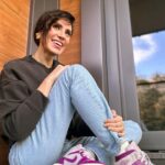 Şükran Ovalı Instagram - 💜saçları kestrmedim toplayıverdim :)))