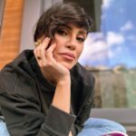 Şükran Ovalı Instagram - 💜saçları kestrmedim toplayıverdim :)))