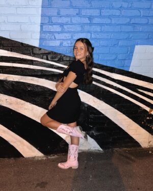 Cailey Fleming Instagram - you’re a cowboy like me 
🤠💖🪩💫🎀
