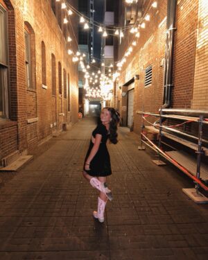 Cailey Fleming Instagram - you’re a cowboy like me 
🤠💖🪩💫🎀