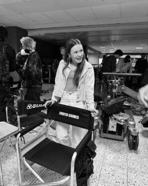 Cailey Fleming Instagram - surprise!!
what an honor 🖤⚔️🧟‍♂️
#twdfamily