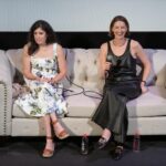 Caitríona Balfe Instagram - Thanks Austin for a fun time! Shout out to @caitrionabalfe @nightmaril for a great @outlander_starz panel at @atxfestival. ♥️💫 There may be a bts video of the two of them learning how to Tiktok… 👀 which we might release 🤷🏾‍♀️ Special thanks to @legwinn & @csylvia613 🍾
