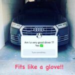 Caitríona Balfe Instagram – Bit of a tight squeeze … thank god for parking sensors!!! – Thanks @Audiuk @tonyameli #sponseredpost – Also, yes I’m a contortionist… and no, I’ve no idea how I’m getting back in ..! @audiukpress
