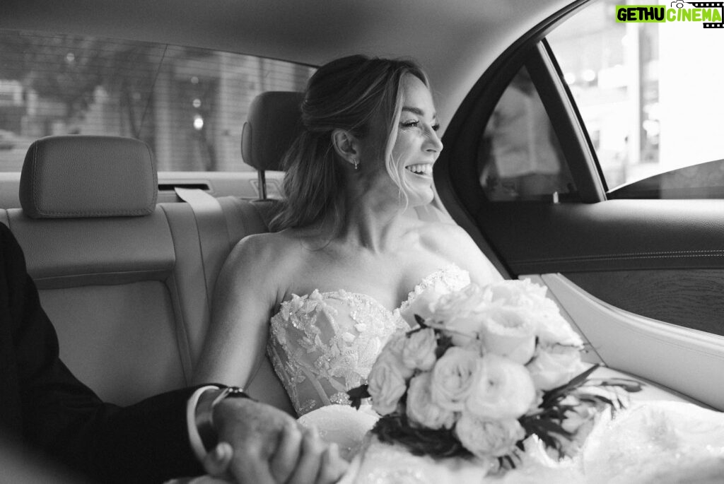 Caity Lotz Instagram - I think it’s safe to say to say it was a very happy day 😁 thanks for walking me down the aisle dad 💕