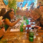 Caity Lotz Instagram - One of my favorite funny moments was when @dominiquedomingo got the whole restaurant to quite down and stood up for her speech…and I was like, “Wait…do you have 2? Because your supposed to do it tomorrow” her reaction was caught perfectly in last 2 photos. 💀 and then @noreenceneviva jumped in with a impromptu speech. 😂 btw @dominiquedomingo speech the next night was so good and made me cry 😭 but happy cry 🥹