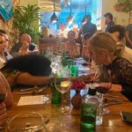 Caity Lotz Instagram - One of my favorite funny moments was when @dominiquedomingo got the whole restaurant to quite down and stood up for her speech…and I was like, “Wait…do you have 2? Because your supposed to do it tomorrow” her reaction was caught perfectly in last 2 photos. 💀 and then @noreenceneviva jumped in with a impromptu speech. 😂 btw @dominiquedomingo speech the next night was so good and made me cry 😭 but happy cry 🥹