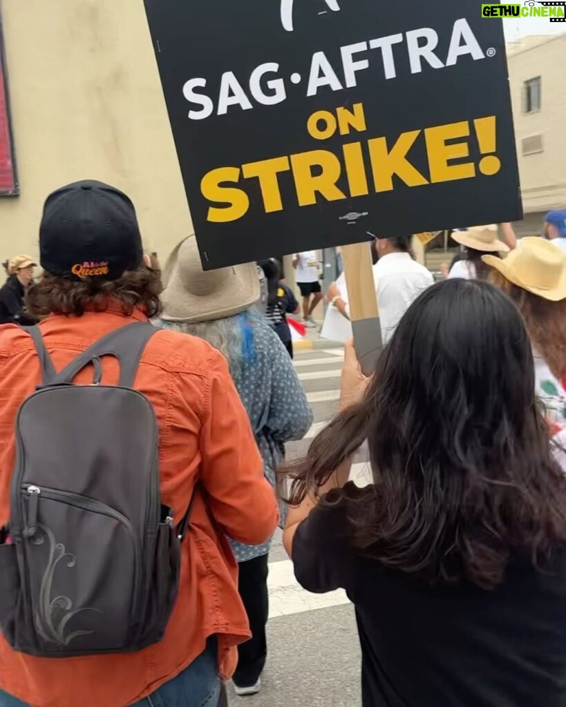 Caity Lotz Instagram - Such a huge congratulations to the WGA for standing their ground and getting a fair deal. SAG goes back to the table next week and hopefully does the same! #sagaftrastrong