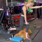 Caity Lotz Instagram - Penny testing my focus with her cuteness