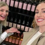 Cameron Diaz Instagram - Our founders popped by @sprouts to pick up a few of their favorites 👀 From the very beginning, our founders wanted to create a wine that was made with organic grapes with a label that clearly states the ingredients—while remaining accessible to everyone.   Make a toast to Earth Month by shopping sustainably at Sprouts, Target, Kroger, Whole Foods, and more. Find us in the grocery aisles or shop online at drinkavaline.com 🍷
