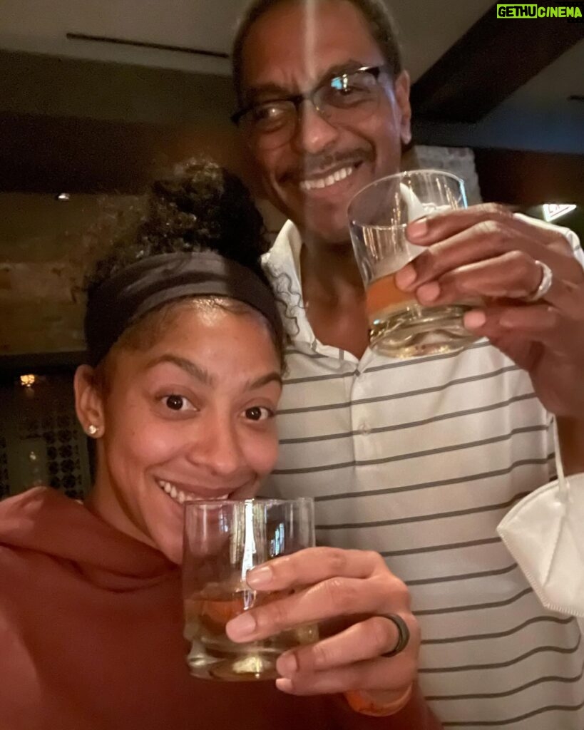 Candace Parker Instagram - Always have, always will be Daddy’s BabyGirl! Happy Birthday to my first Coach, fellow history buff, adventurer, old fashion maker aficionado, The “basketball” Joe Jackson😂, and best listener there is! I love you and I cannot wait to celebrate you!❤️🤟🏽