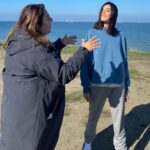 Cansu Dere Instagram - Canım Neslihan 💙 My super director, love her @neslihanyesilyurt 💙💙💙