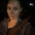 Cara Buono Instagram - Some selfies after wrap at 6am because I’m wired. #goodmorning #goodnight #instagood #moon #light #thatsawrap #strangerthings #setlife #delirious #sunrise