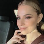 Cara Buono Instagram - I love when I get to wear one of your dresses Bibhu 🤎 @bibhumohapatra Makeup: @soleilatiles #fashion #nyc #instagood #redcarpet #friends