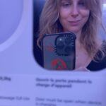 Cara Buono Instagram - Mirror plane selfies #flying #travel #selfie #airfrance #worktrip