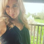 Cara Buono Instagram - Selfies before I leave this beautiful place (more in my story). #countryside #cabin #heaven