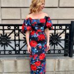 Cara Buono Instagram - Summer soirée for @lelarose in one of her beautiful dresses #summer #soirée #fashion #rose #nyc #instagood #summerstyle