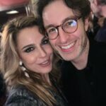 Cara Buono Instagram - London calling Hawkins circa 1959 for @stonstage. Breathtaking. Brilliant writing. Wonderful cast. Pix 3 with the writer Kate Trefry and the marvelous and beautiful@_flog who plays high school Karen Wheeler! Pix 4 with @louismccartney_ who will blow you away as Henry Creel. #strangerthings #hawkins #london #theatre #karenwheeler #instagood #opening #night we