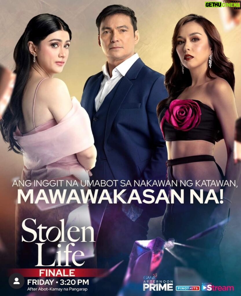 Carla Abellana Instagram - Last episode today! 📺 #StolenLife