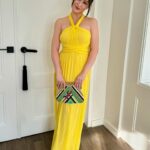 Carla Abellana Instagram - Wore a @jamiegoatelier piece under @coralcouture for #SofiasTropicalJourneyTo18 💛