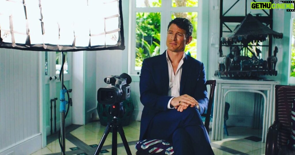 Carla Gugino Instagram - Philip Winchester as MAX HAMMOND 🙌🏼💥 ♥️ #LEOPARDSKIN @peacocktv 🦚 🎥