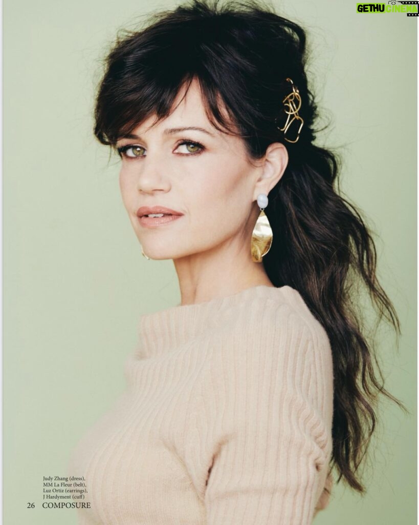 Carla Gugino Instagram - A few pics from our @composuremag shoot. A super fun and creative day. I love nothing more than collaborating with talented, passionate people. Many thanks to @ermahnospina @sebastianscolarici @catpope22 @stephaniedianiphoto for the good times and the beautiful images 📸🌺♥️