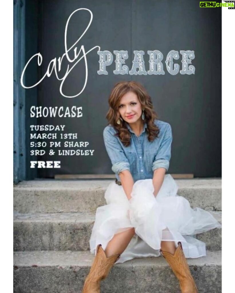 Carly Pearce Instagram - This randomly showed up in my “memories” and I thought it was worth sharing. 12 years ago today, I was dreaming of the life I have now. That maybe this was the showcase that would make Nashville say “yes”. You know what? It didn’t happen that night… but I kept working… and about 6 years later, I finally felt that “yes”. This is a reminder to all of us that sometimes the hard work takes longer than you think, but is more wonderful than you could ever imagine. Keep going, y’all. 🥹🤍