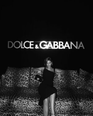 Carmel Rose Instagram - @dolcegabbana_beauty #ilpranzo launch 🐆 wearing @dolcegabbana - @saks 
#dgbeauty 
🐾