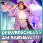 Carolin Kebekus Instagram - Die Kolleg:innen aus der Mai Think X-Wissenschaftsredaktion haben uns übrigens erzählt, dass der Fachbegriff für diese schwarze Linie “Linia negra” ist und sie durch den erhöhten Östrogenspiegel während der Schwangerschaft entsteht. Wieder was gelernt! Die ganze Folge der XXL-Babyparty mit @carokebelin findet ihr wie immer in der @ardmediathek.