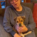 Caroline Manzo Instagram - Happy Mother’s Day! ❤️Ok, so meet my new friend, Aurora. Both of us look like kind of a mess today, but our hearts are in the right place. This precious little soul was rescued by @halfwayhomeanimalrescueteam today, after being found on the streets of Newark, emaciated and unable to use her hind legs. My sister @franniebkind2animals brought her to our house today, and we are all in love with her. The rescue was in no position to take on another medical case, but couldn't turn a blind eye to her suffering. Please follow @halfwayhomeanimalrescueteam, make a donation to help them get Aurora to a neurologist to hopefully get her walking again.