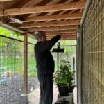 Caroline Manzo Instagram - It’s that time of year! My handsome gardener setting up the beginnings of our herb garden and some flowers on the deck too. Lots more to do, love to see the process and the progress! ❤️🪴🌼🌛🍃 #gardening #gardenlife #vegetablegarden
