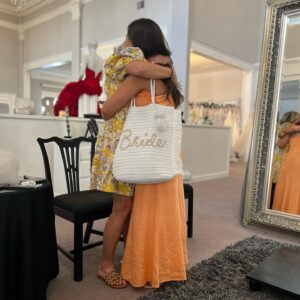 Caroline Manzo Instagram - When you have a wedding in less than six months and you are met with the most professional staff that bend over backwards to accommodate. Not only did @chelseademonaco say “yes to the dress” it is the most magical, perfect, dress that is truly meant for her. Thank you @antonella_tlc @angelriveraatelier for making our girl feel so special. @dlynn_d @laurenmanzo